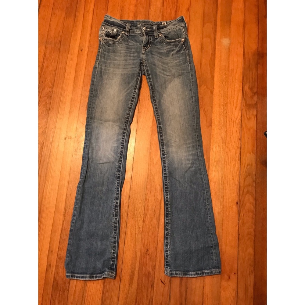 MISS ME light wash Boot Cut jeans Sz 25/34